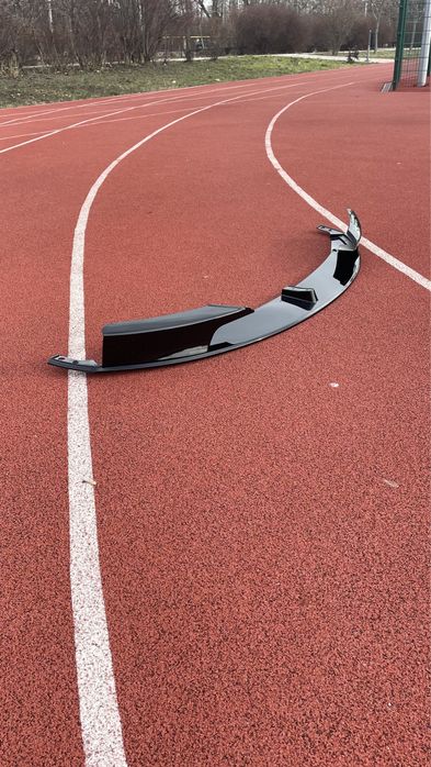 Сплиттер губа бампера М BMW 3 F30 БМВ Ф30 сплітер диффузор спойлер