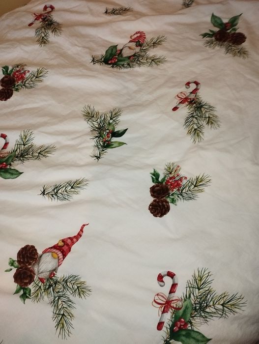 Komplet pościeli w skrzaty świąteczna kolekcja polska firma