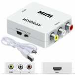 Преобразователь конвертер HDMI2AV адаптер HDMI->тюльпаны/AV /HDMI2RCA