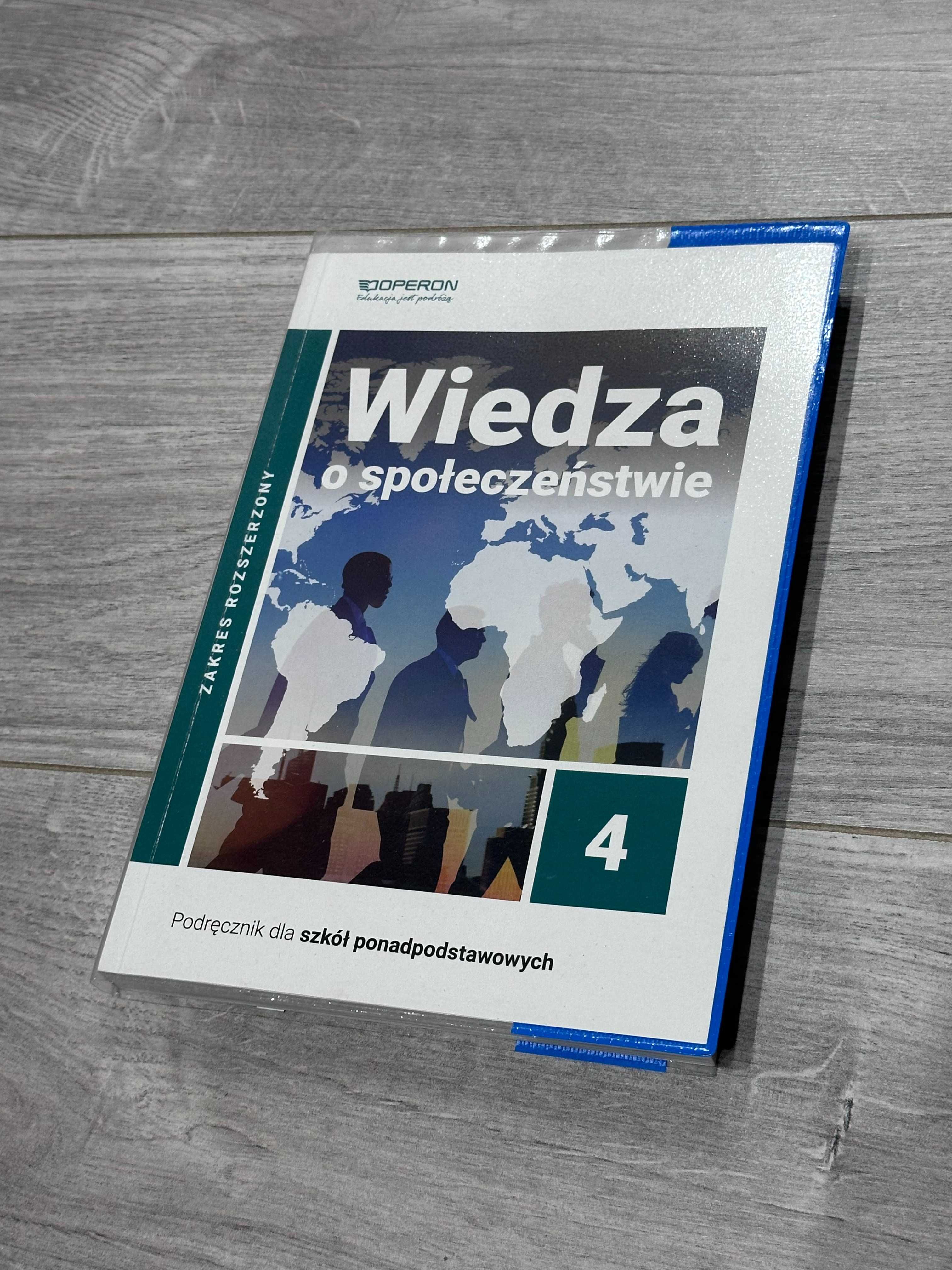 Książka Wiedza o społeczeństwie 4 ZR Operon