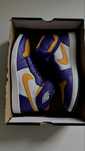 Nike Air Jordan 1 Hi FlyEase Lakers rozmiar 46 wkładka 30 cm