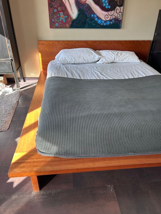 Cama de casal em carvalho 160*200