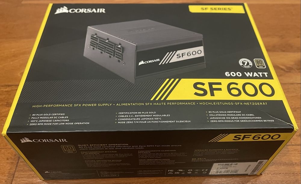 SF600 Gold Modular - Fonte SFX Alimentação - Corsair PSU