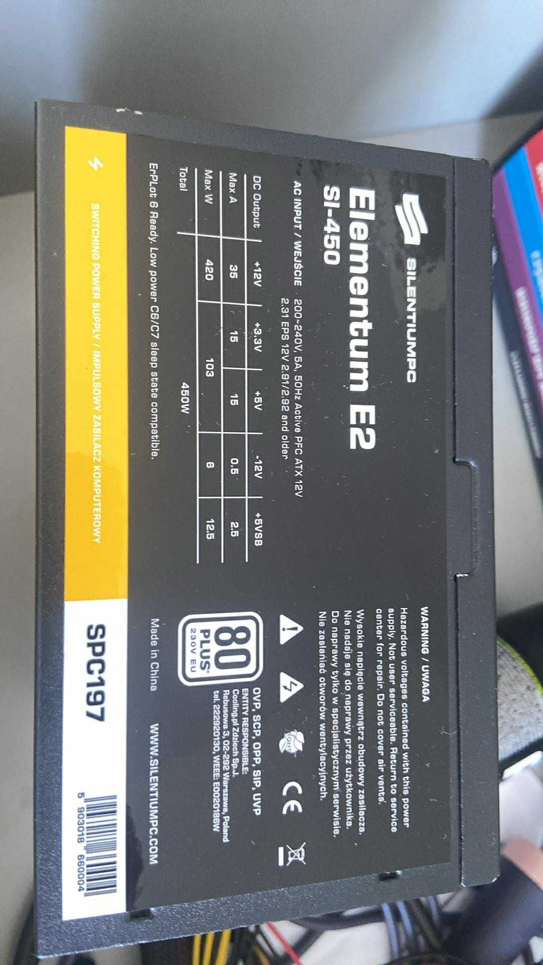Zasilacz do komputera - SilentiumPC 450W