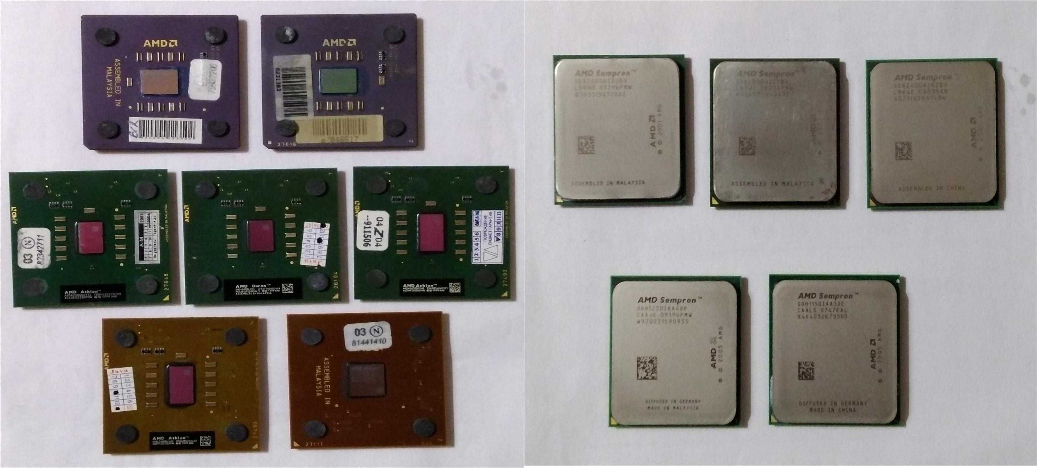 Процессоры AMD Atlon и AMD Sempron