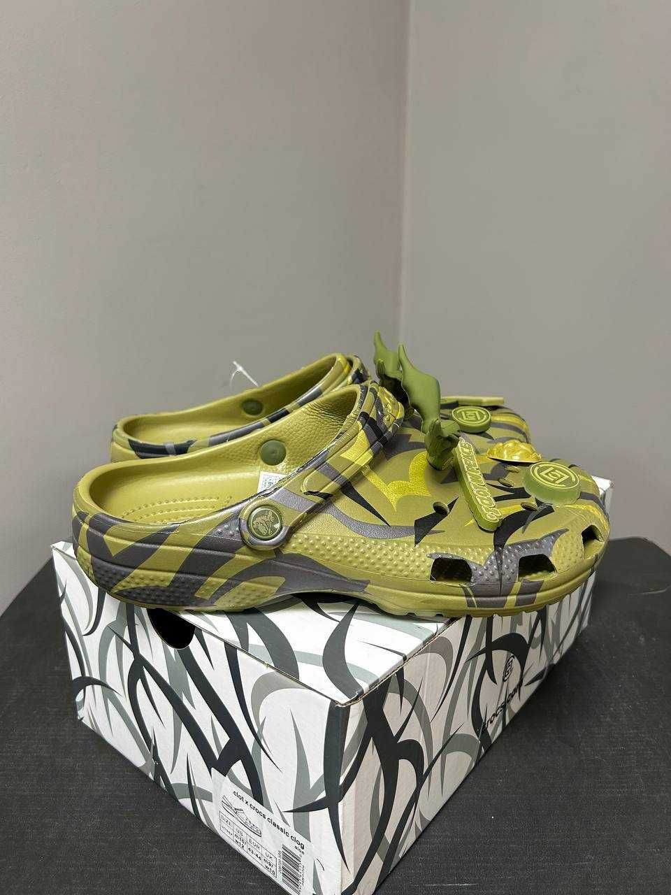 Крокси Crocs x CLOT green premium