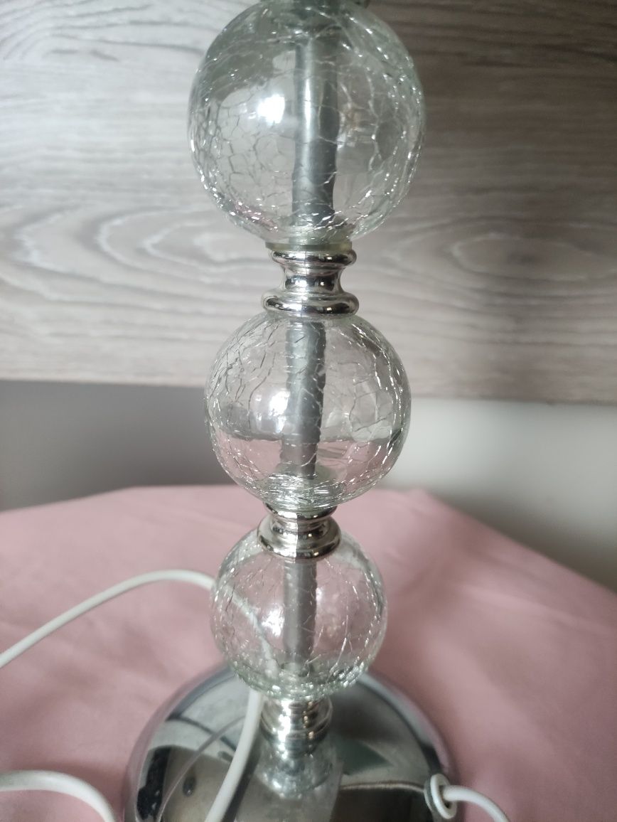 Lampka nocna srebrna