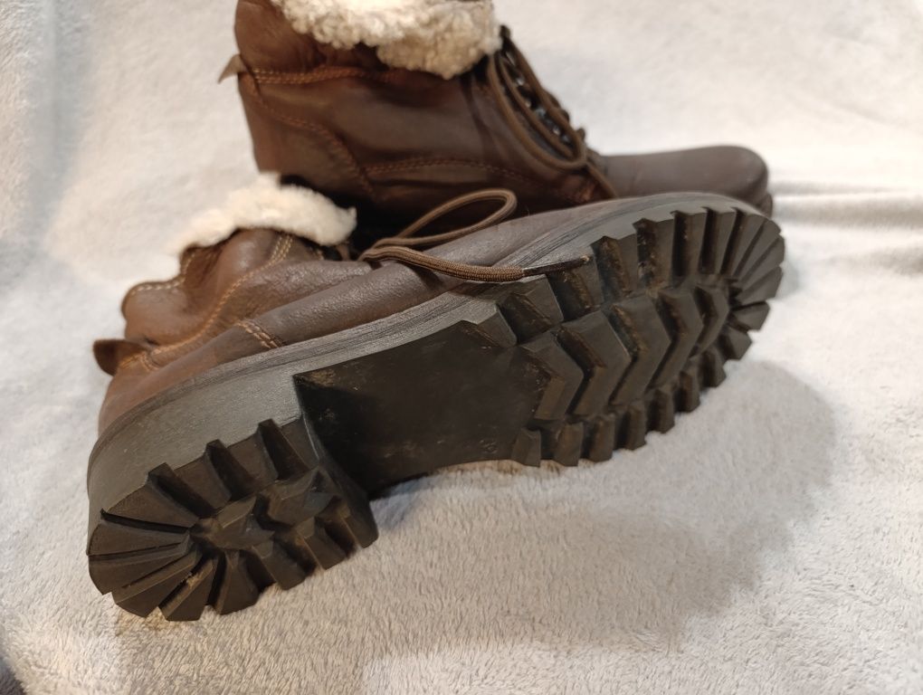 Trapery 39 buty trekkingowe 39 botki damskie 39 SKÓRA