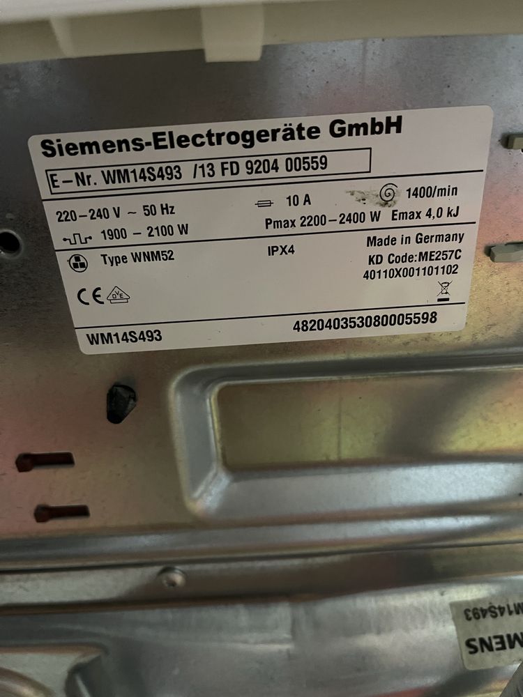 Пральна машинка Siemens IQ790