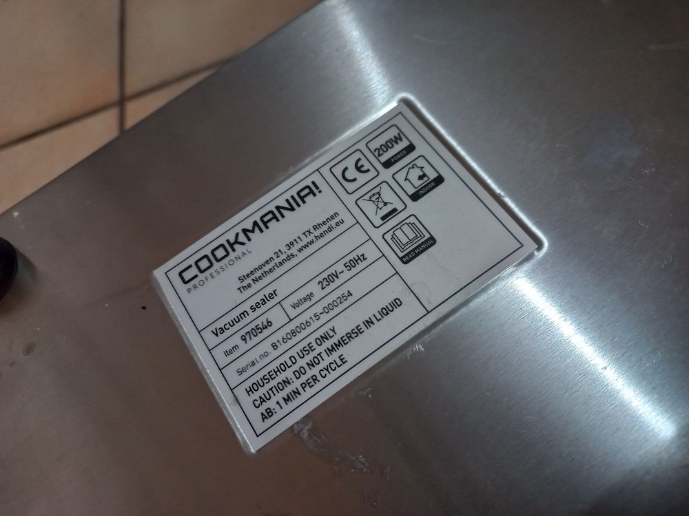 Zgrzewarka próżniowa profesionalna 230v mocna