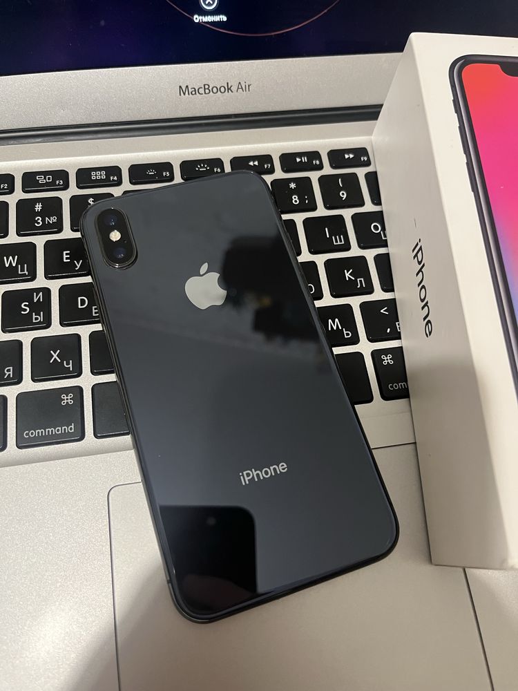 iPhone X 256gb black neverlock