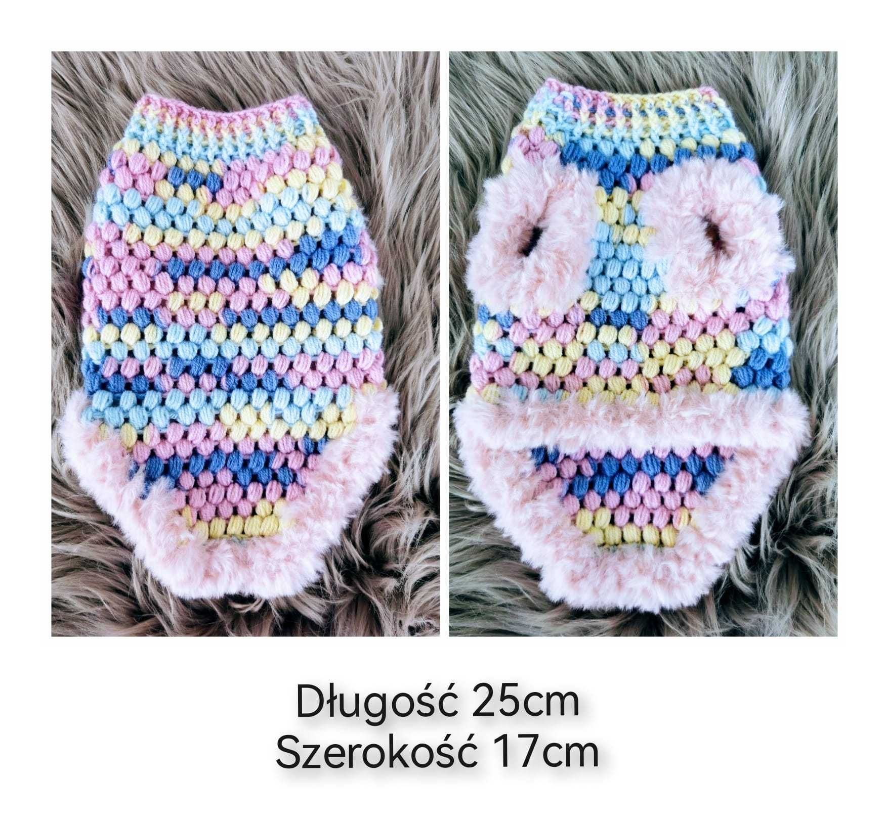 Sweterki dla malych pieskow i kotków handmade