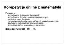 Korepetycje z matematyki