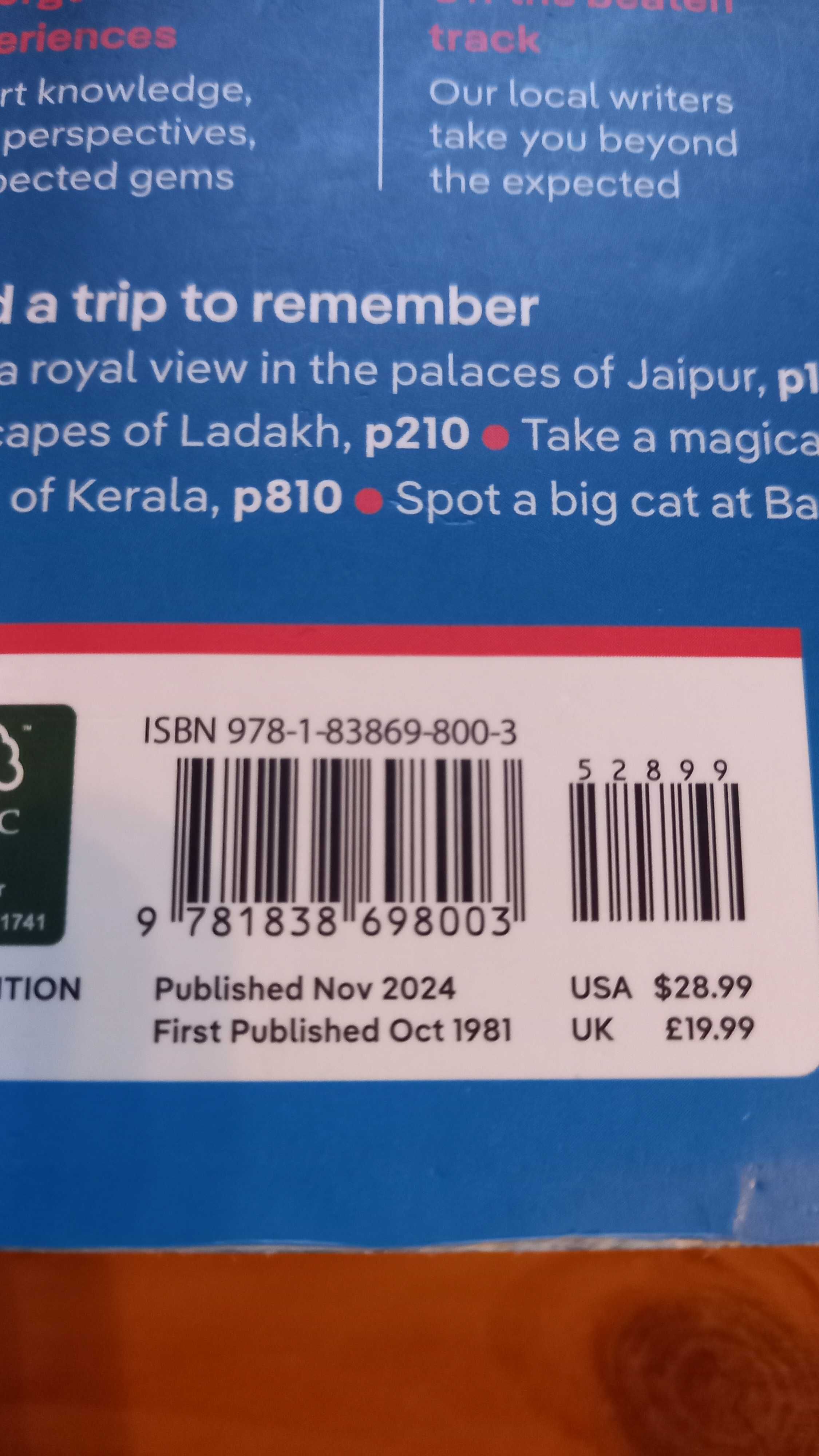 Lonely Planet India przewodnik najnowszy Indie 2024