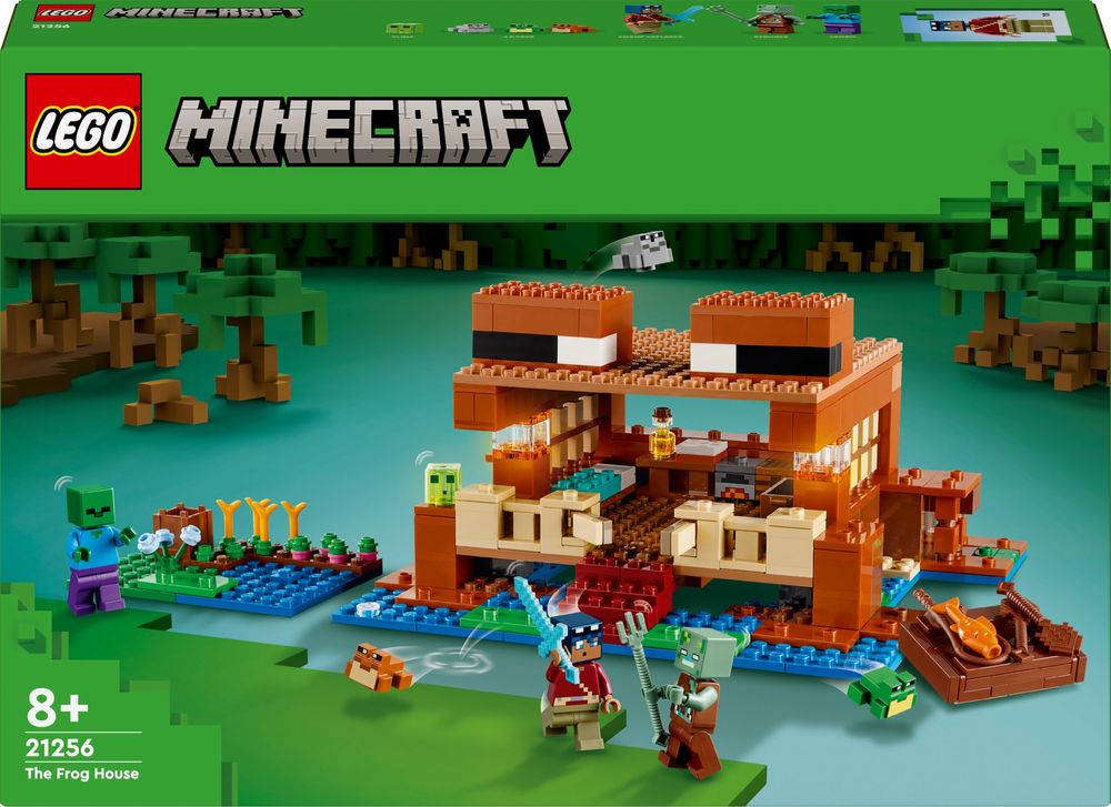 Конструктор LEGO Minecraft Будинок у формі жаби 21256
