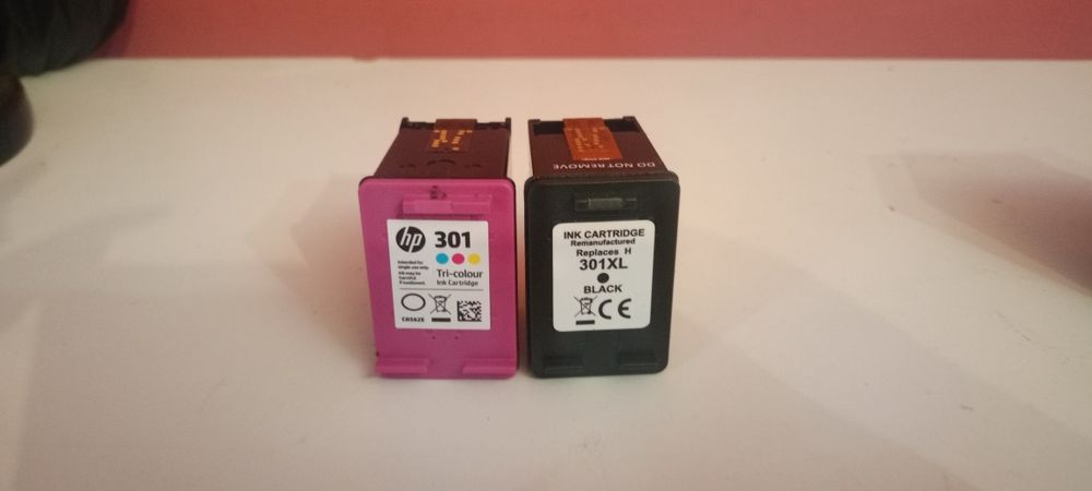 Zestaw tuszy HP 301 / 301XL – oryginał + zamiennik