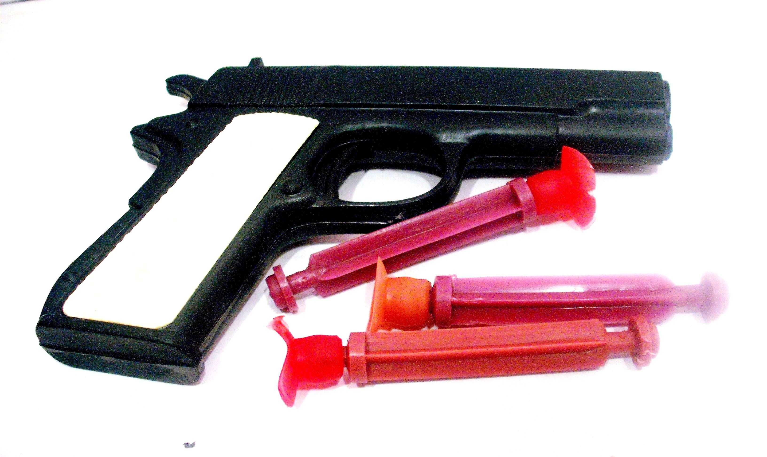 Brincoviana - 2 x pistolas de dardos antigas- ORIGINAL - anos 70