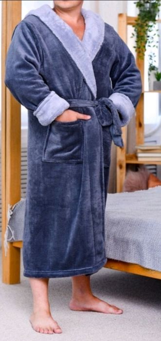 Мужской махровый халат батал 5xl 6xl