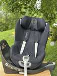 Дитяче автокрісло Cybex Sirona Z i-Size + база. Premium тканина. Синє.
