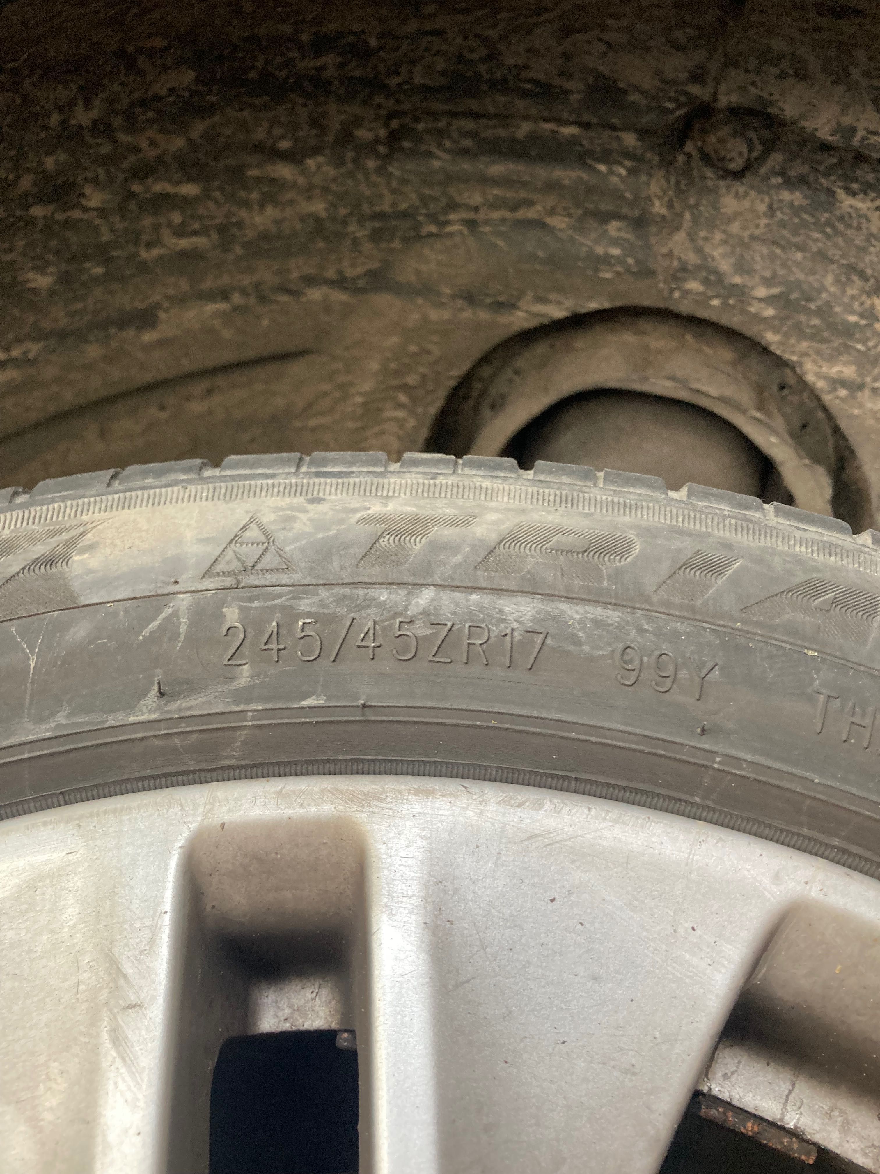 Alu opony 5x112 lub bez do merca w212 245/45 r 17 99y 2018r