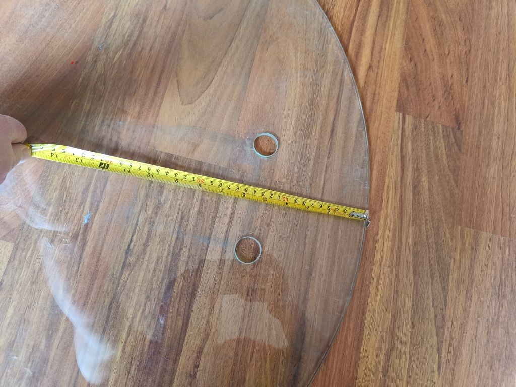 Szkło hartowane szyba na stolik grube 6 mm półka