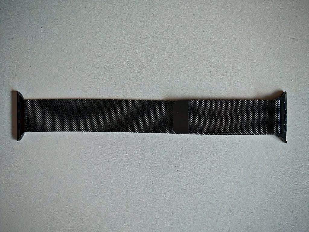 Bracelete Apple watch Loop milanesa grafite de 45 mm