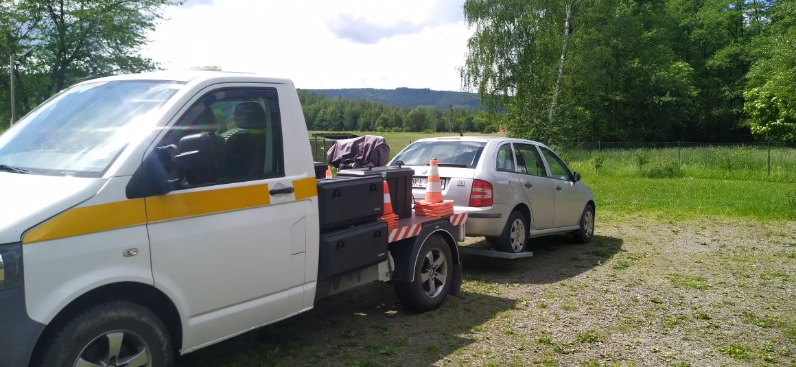 VW T5 4x4 holownik widly pomoc drogowa do 3,5t