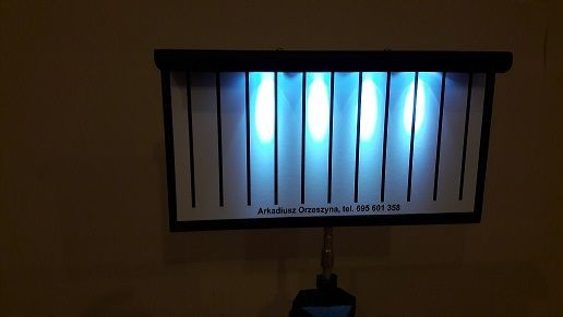 Tablica podświetlana - sygnalizacyjna do feedera- drgająca szczytówka