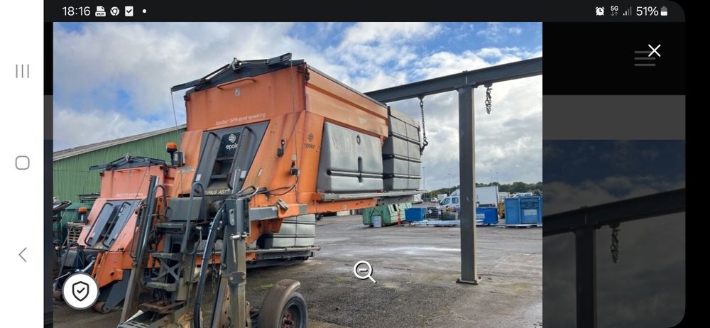 Solarko piaskarka, Posypywarka, Polewarka Epoke SH4900, 2019r.