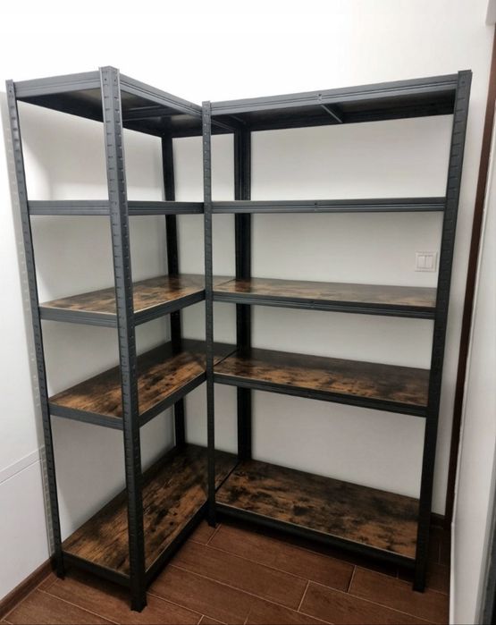 regał metalowy  180x90x40 cm do garażu piwnicy i warsztatu
