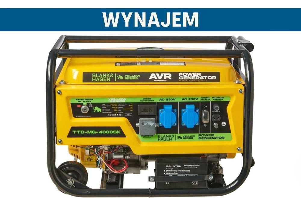 Agregat Agregaty Prądotwórcze - WYNAJEM - WYPOŻYCZALNIA - różne moce