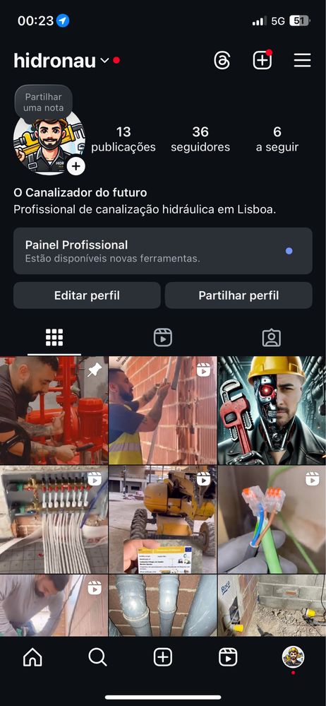 Serviço de canalização