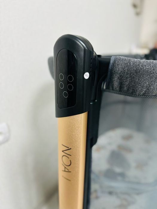 Продам дитяче приставне ліжечко-манеж El Camino NOA Dark Gray