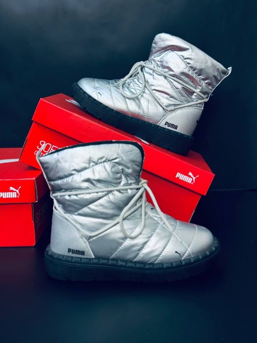 Жіночі дутіки Puma Зимові Сноубутси пума женские сапоги пума зима
