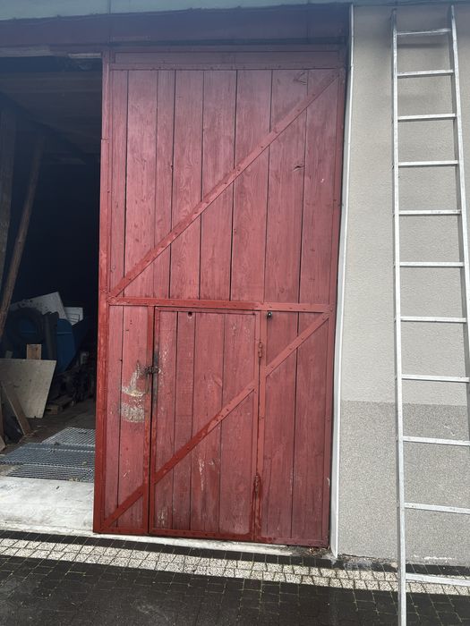 Brama drewniana solidna