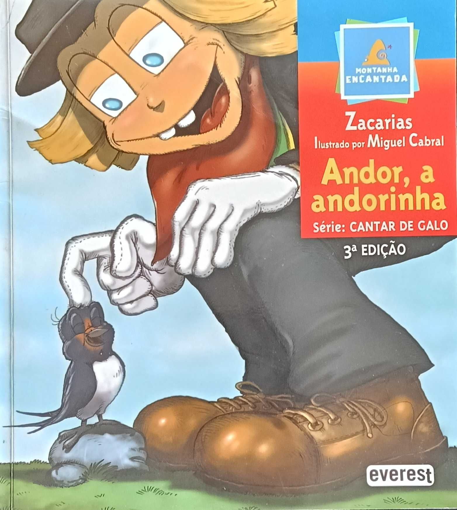 Livro "Andor, a Andorinha" Série Cantar de Galo