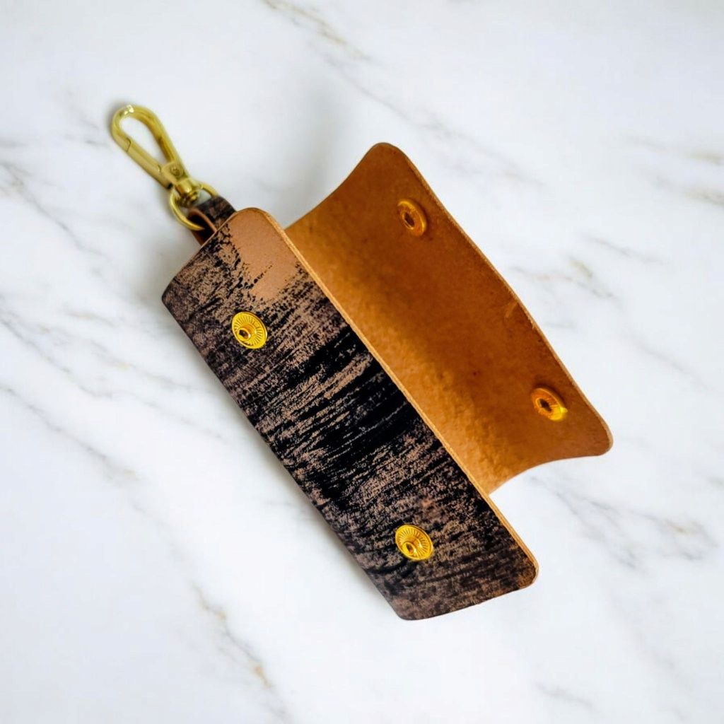 Etui na klucze HANDMADE skóra naturalna