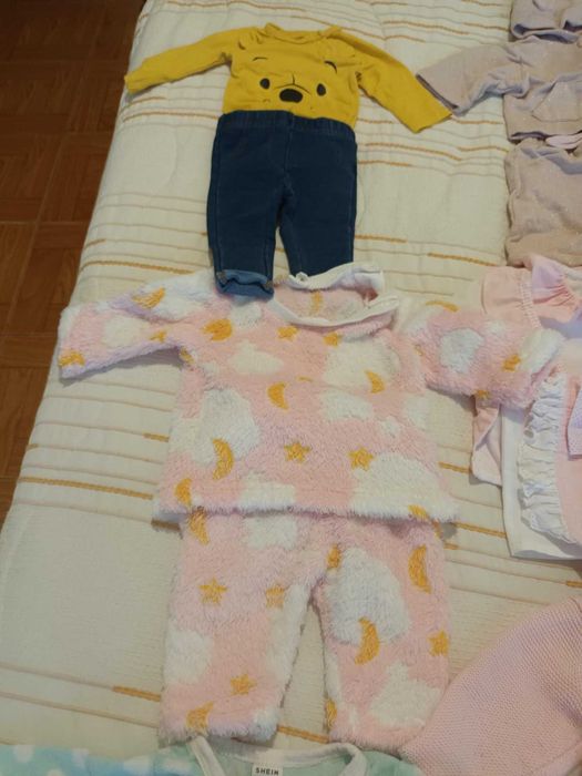 Lote 11 peças roupa bebé menina dos 0 meses aos 3 meses