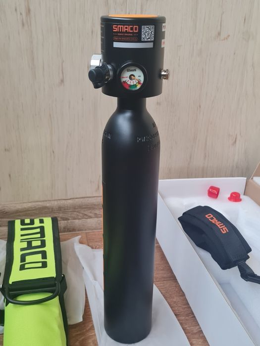 Портативный мини акваланг Smaco S300 Plus 0.5 литра