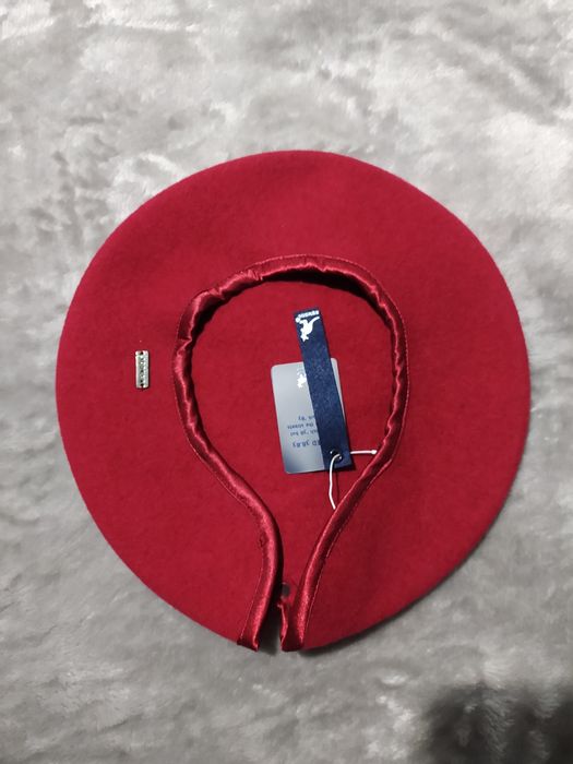Kangol wool split back beret жіночій берет