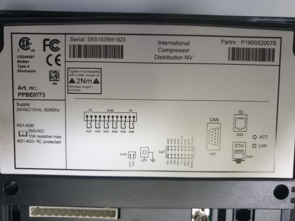 Atłas copco ES 4000 airpress mark abac