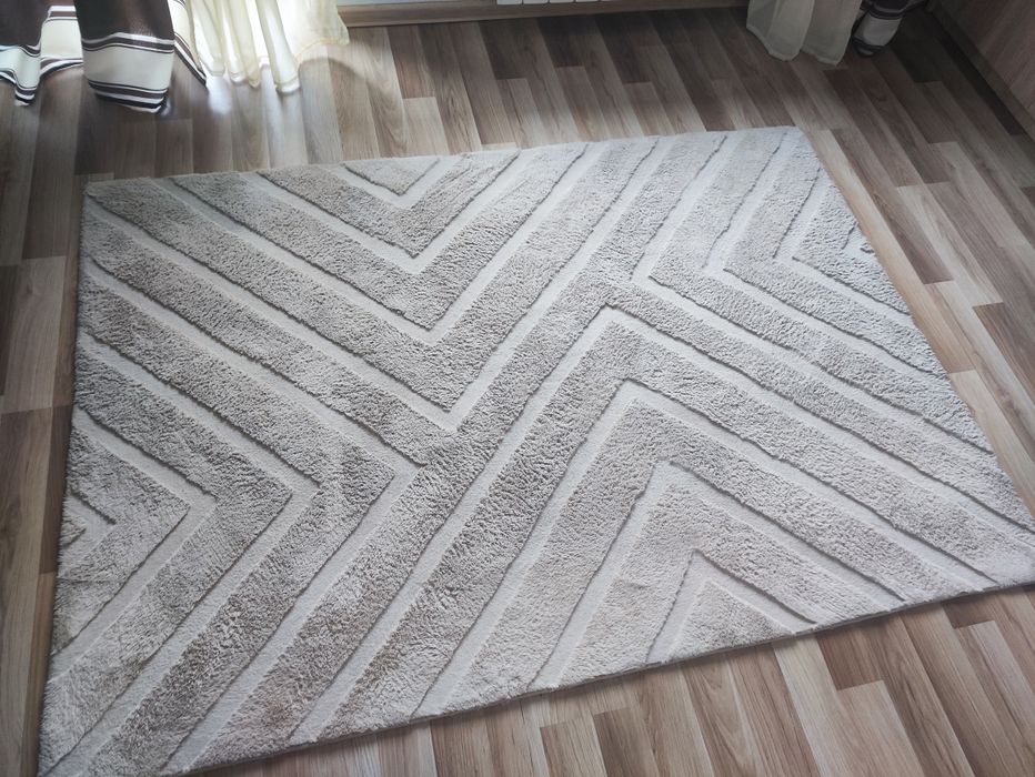 Dywan 140 x 200 Beżowy