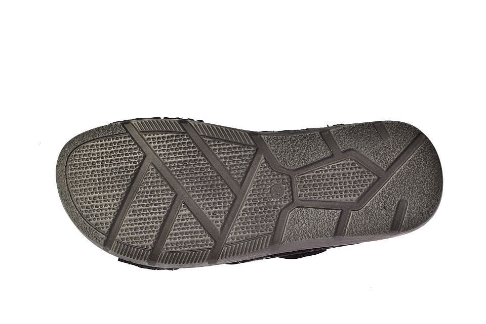 Klapki skórzane męskie sandały komfort 1293 BK roz. 44