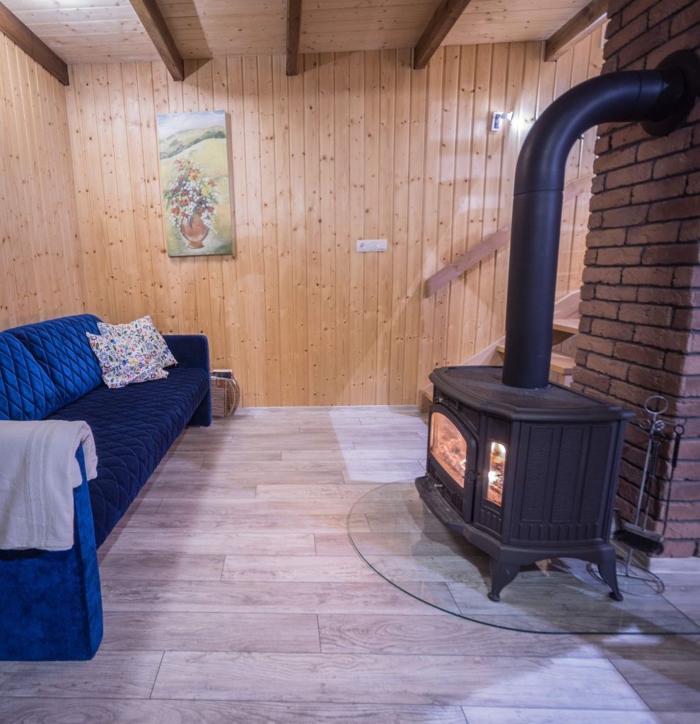 dom VIP Kaszuby sauna bania staw kominek