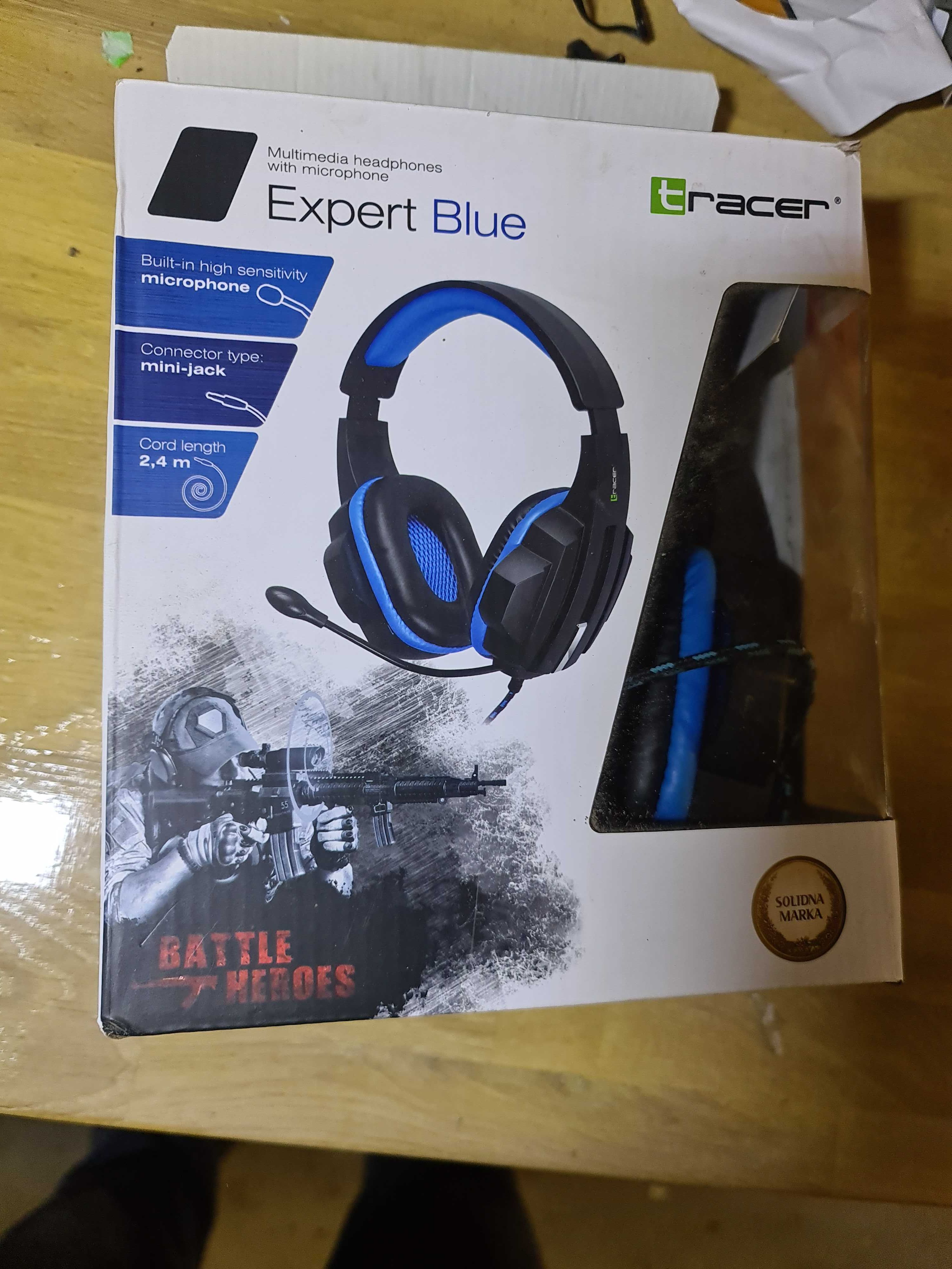 Słuchawki komputerowe Tracer Expert Blue