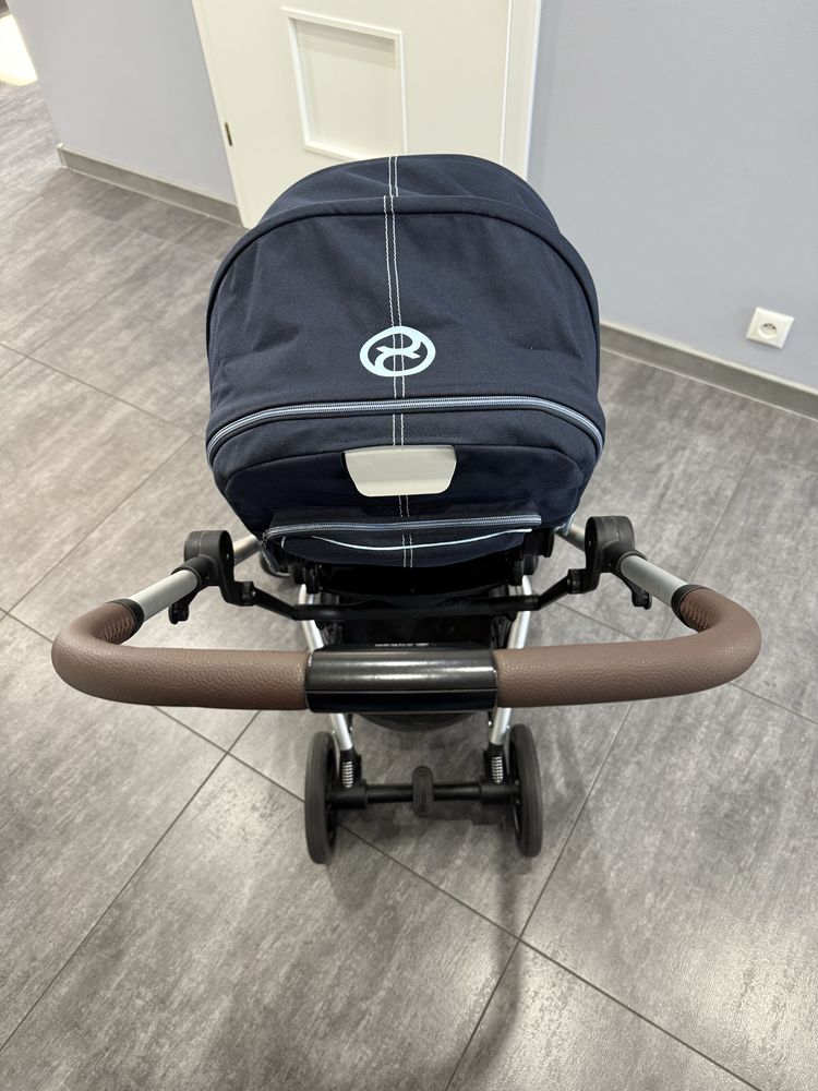 Wozek spacerowy cybex eezy s twist plus 2 ocean blue srebrna rama