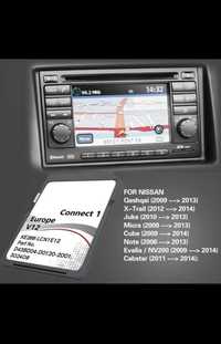 Nowe Mapy Nawigacja Nissan Connect v12 2022/2023 + polskie menu