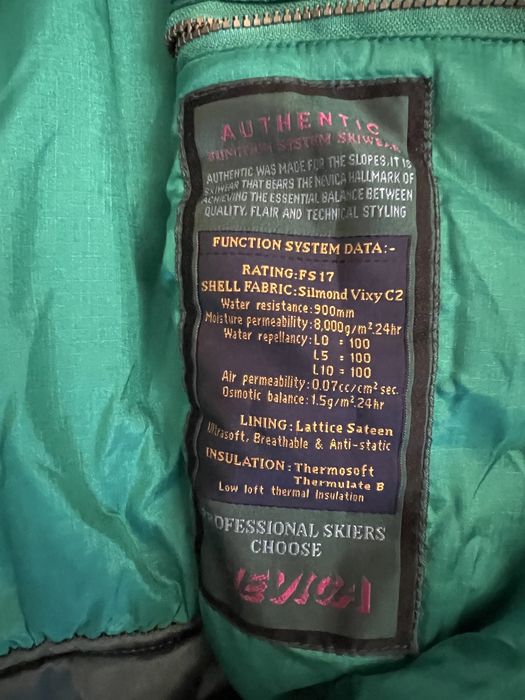 Комбінезон вінтажний зимовий, лижний Nevica, L