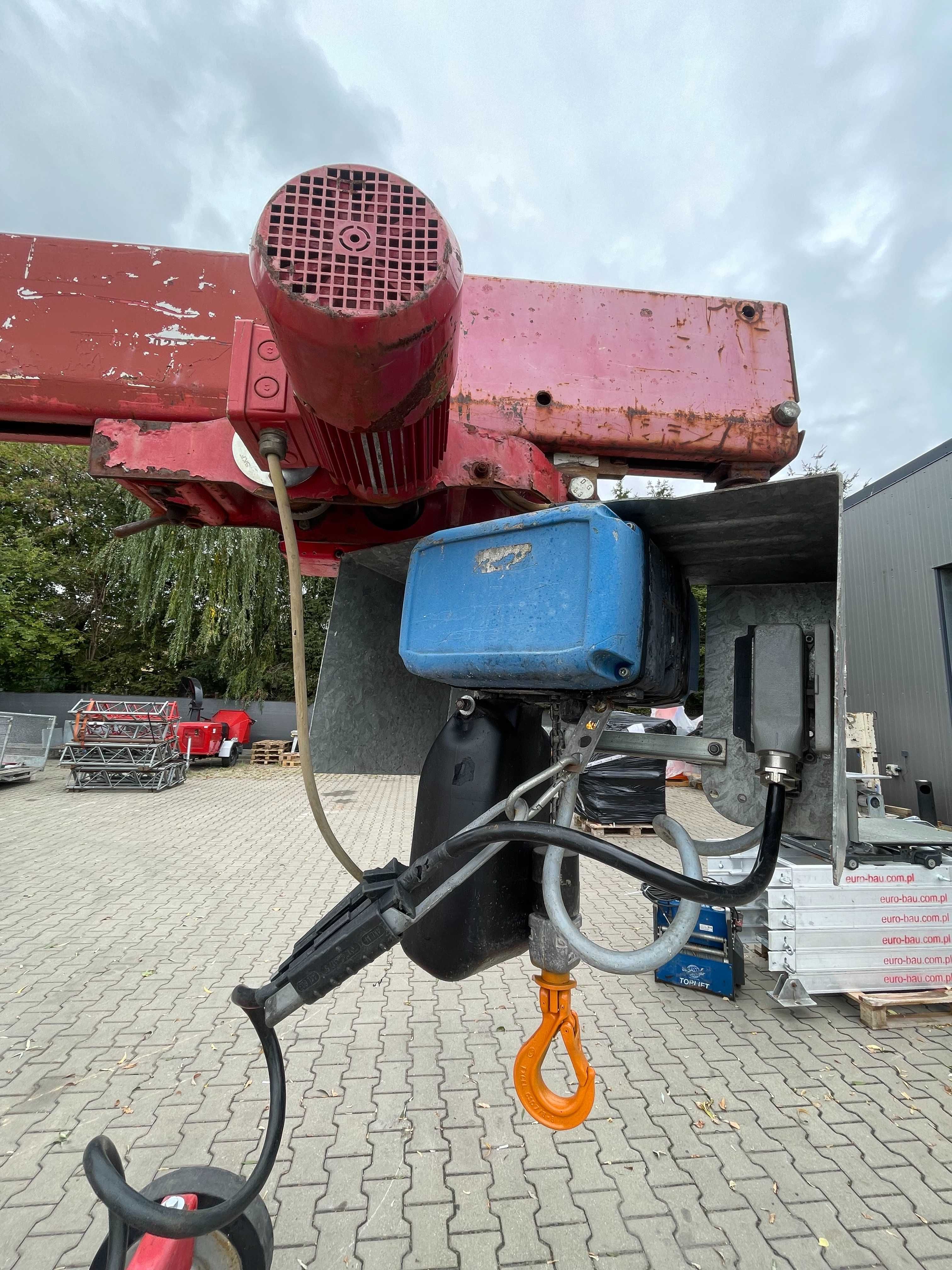Mini Dźwig Żuraw budowlan Steinweg Bocker MK- 400/5 minikran podnośnik