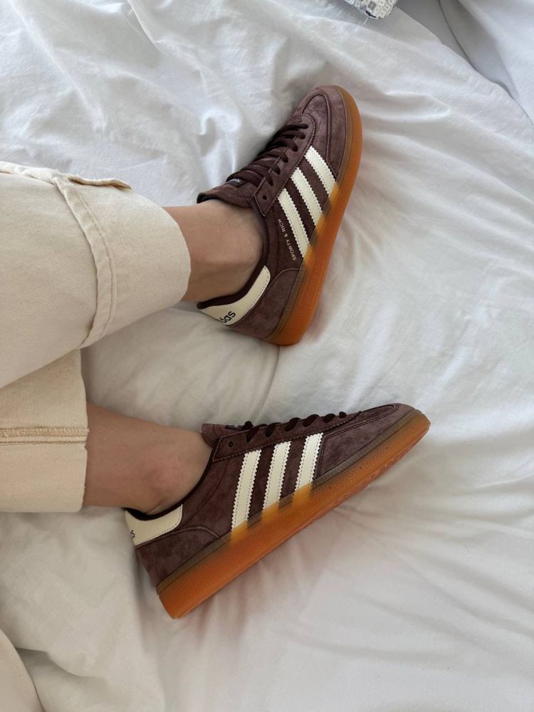 Кросівки жіночі Adidas Spezial SPORTY & RICH Brown premium/адідас